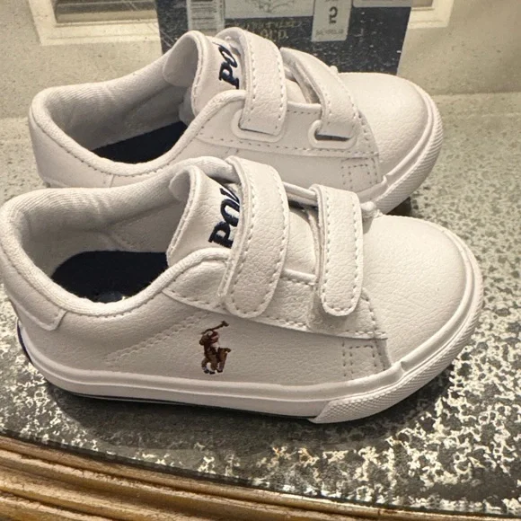 Polo Ralph Lauren Kids Sneakers - White/Multi - Picture 3 of 7